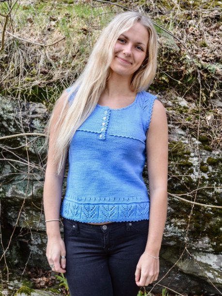 Strikket tanktopp