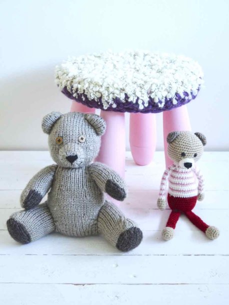 Enkelte og doble stolputer og pute