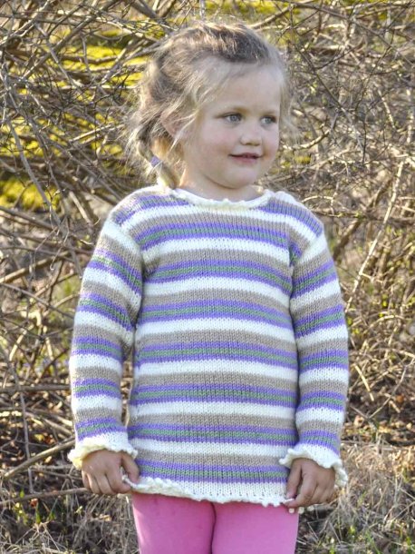 Strikket barnegenser