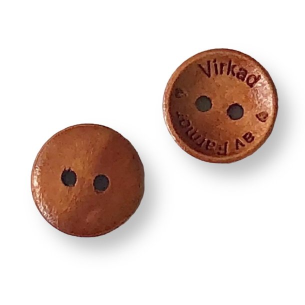 Knapp Virkad av Farmor Cognac Trä 15mm