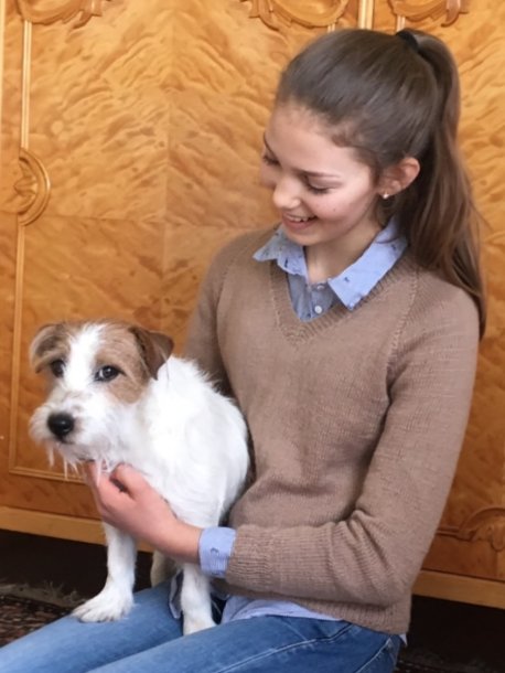 Klassisk strikket genser