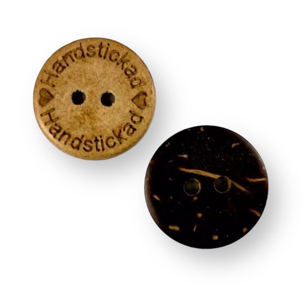 Knapp Håndstrikket kokosnøtt 16mm