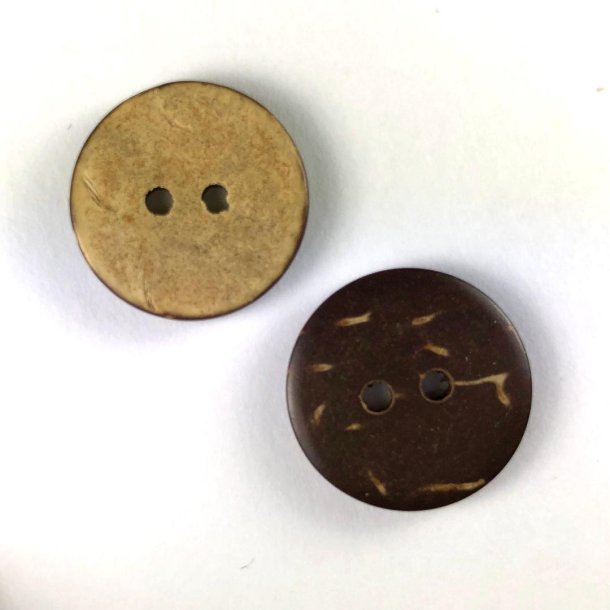 Knapp Kokosnøtt 18mm