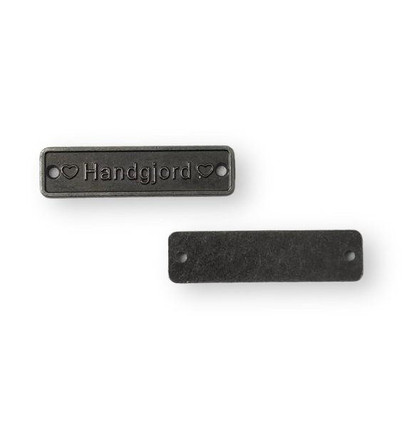 Tallerken Håndlaget Antik Sølv Metall 30mm