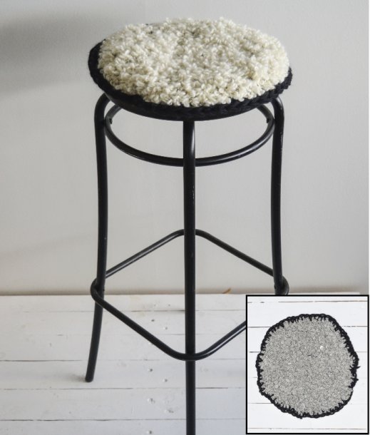 Enkelte og doble stolputer og pute til Ikeas barnekrakk