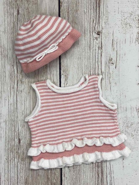 Tunika og heklet lue