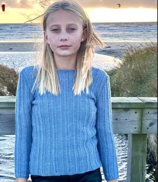 Barnegenser med små fletter