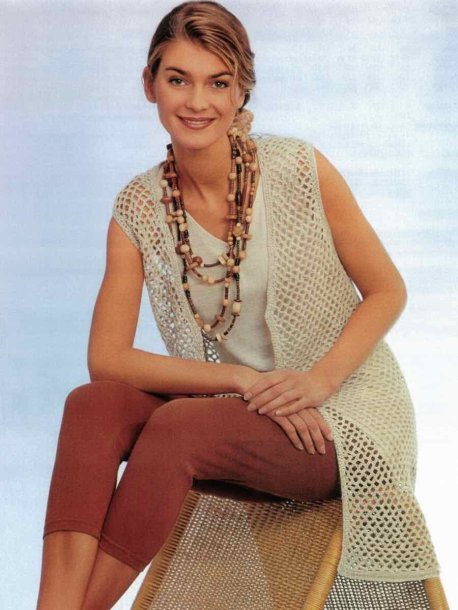 Heklet vest