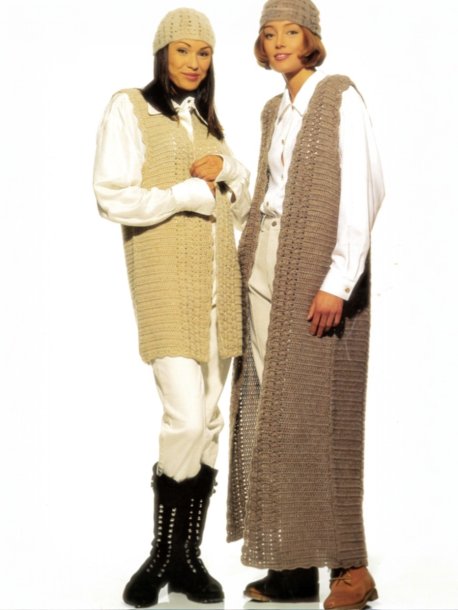 Heklede vester og luer