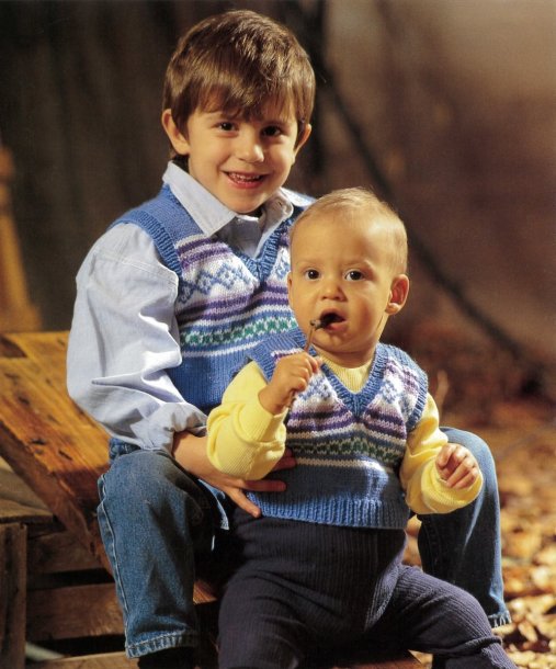 Tröja, mössa och slipover