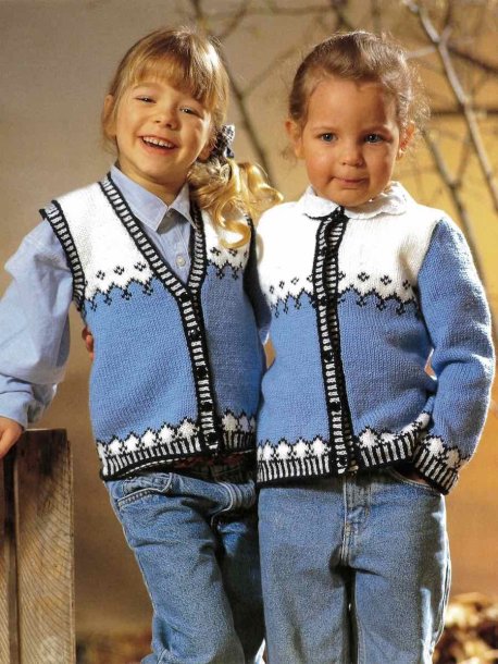 Cardigans og vester for kvinner og barn