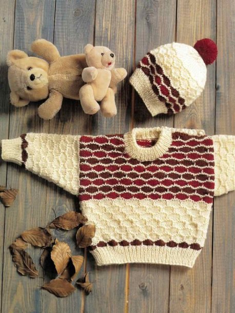 Pullover och mössa