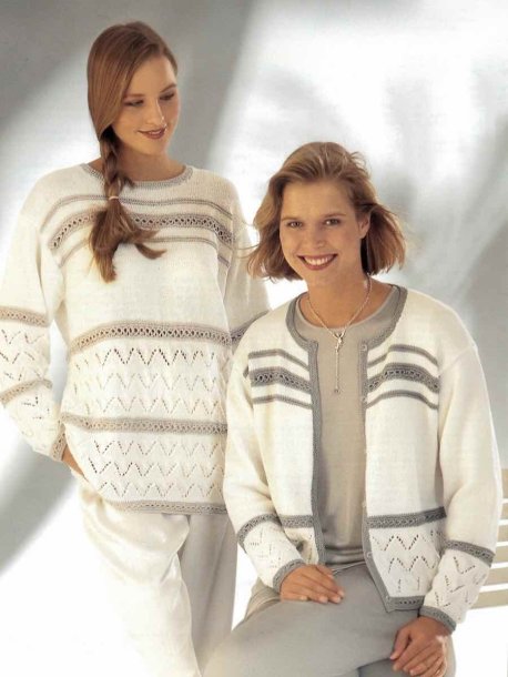 Genser og cardigan i 2 lengder
