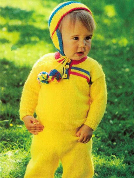 Jumper, byxa och mössa