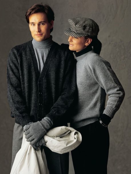 Klassisk cardigan og genser