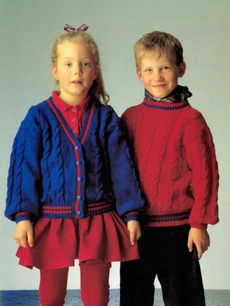 Genser og cardigan