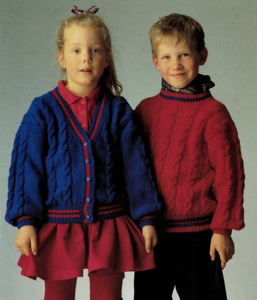 Genser og cardigan