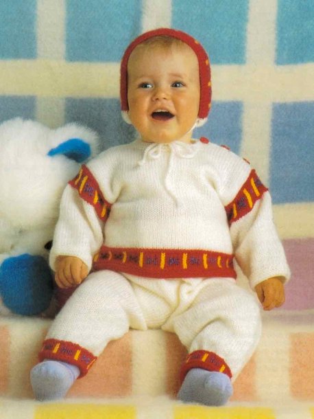 Genser, bukser og lue