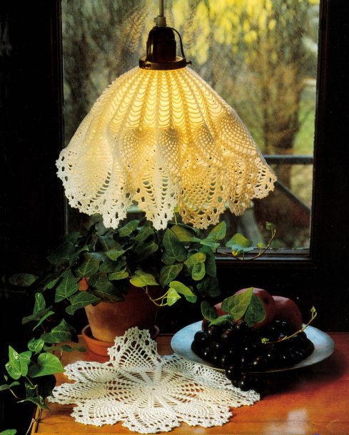 Lampslöja och duk
