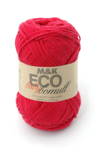 Eco Baby Bomull Rød 905