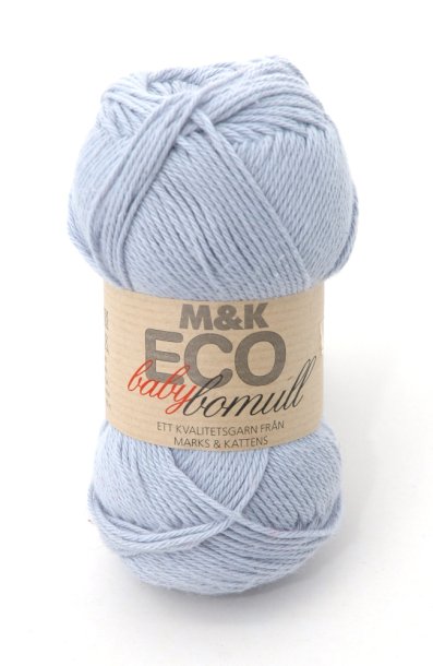 Eco Baby Bomull Lyseblå 910