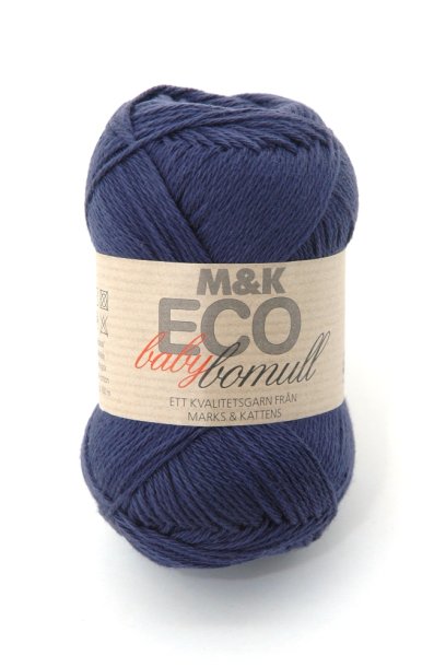 Eco Baby Bomull Marineblå 917